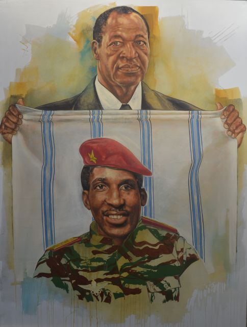 Amadou Ahidjo | Paul Biya <br>
200 x 150 cm