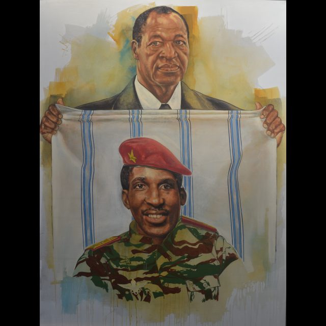 Amadou Ahidjo | Paul Biya <br>
200 x 150 cm