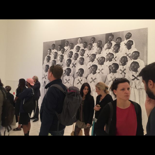 Tales of the Copper Cross Garden: Episode I (2017), installation at documenta 14, Athens<br>
Video, photographs, copper plate, copper crosses, and coins