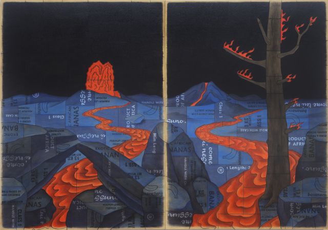 Oil on linen<br>
73.8” x 53.15” / 190 x 135 cm (each)