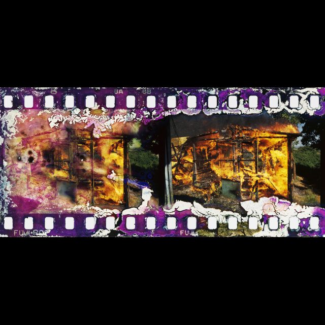 Digital print from water- and mould-damaged negative on Hahnemüle Fine Art Bayta paper<br>
100 x 217 cm; Edition: 3 + 2 AP<br>
45 x 97 cm; Edition: 5 + 2 AP