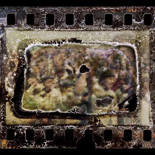 Digital print from water- and mould-damaged negative on Hahnemüle Fine Art Bayta paper<br>
100 x 109 cm; Edition: 3 + 2 AP<br>
55 x 60 cm; Edition: 5 + 2 AP