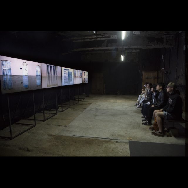 Series: Drowning World<br>
5-screen sound and video installation<br>
Edition: 5 + 2 AP