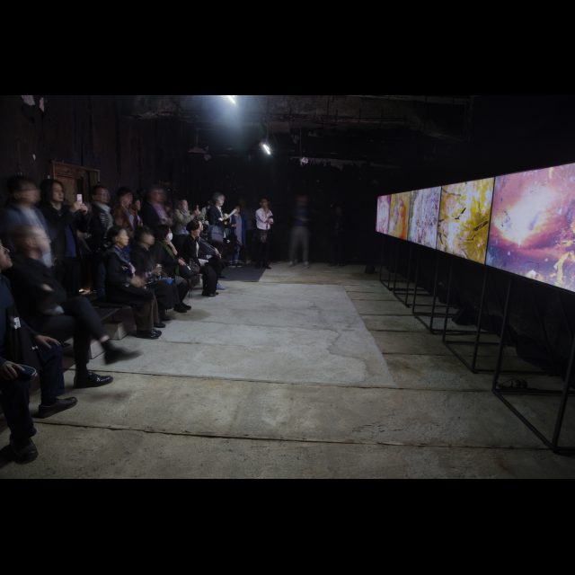 Series: Drowning World<br>
5-screen sound and video installation<br>
Edition: 5 + 2 AP