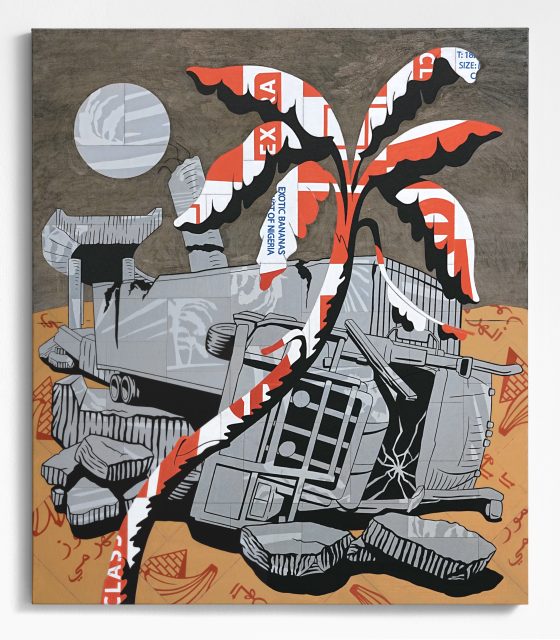 Oil on linen<br>
110 x 95 cm
43.25 x 37.5 inches<br>