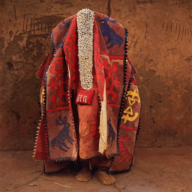 Series: <i>Egungun and Gelede Masquerades, Benin</i><br>
Chromogenic print on Fujiflex Crystal Archive paper<br>
30” x 30”; Edition: 5 + 2 AP<br>
50” x 50”; Edition: 3 + 1 AP