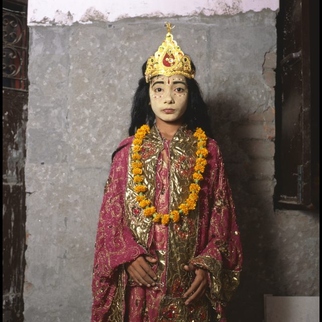 Series: <i>Actors in the Ramlila</i>, India<br>
Chromogenic print on Fujiflex Crystal Archive paper<br>
30” x 30”; Edition: 5 + 2 AP<br>
50” x 50”; Edition: 3 + 1 AP<br>