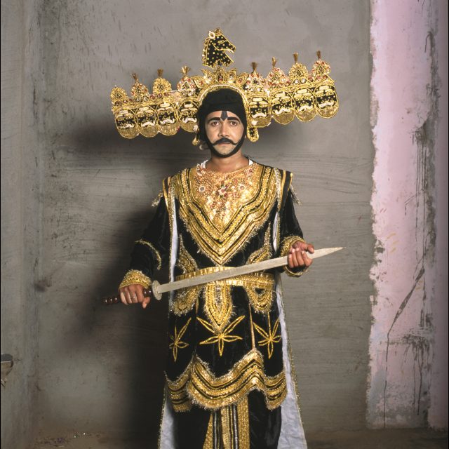 Series: <i>Actors in the Ramlila</i>, India<br>
Chromogenic print on Fujiflex Crystal Archive paper<br>
30” x 30”; Edition: 5 + 2 AP<br>
50” x 50”; Edition: 3 + 1 AP<br>