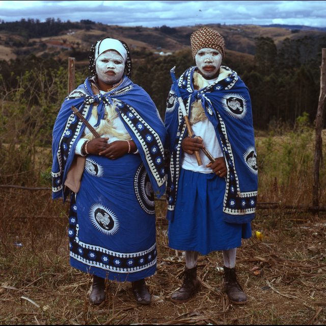 Series: <i>Twasas & Sangomas: Initiates & Healers</i>, 2013-14<br>
Chromogenic print on Fujiflex Crystal Archive paper<br>
30” x 30”; Edition: 5 + 2 AP<br>
50” x 50”; Edition: 3 + 1 AP