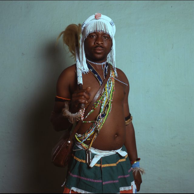 Series: <i>Twasas & Sangomas: Initiates & Healers</i>, 2013-14<br>
Chromogenic print on Fujiflex Crystal Archive paper<br>
30” x 30”; Edition: 5 + 2 AP<br>
50” x 50”; Edition: 3 + 1 AP
