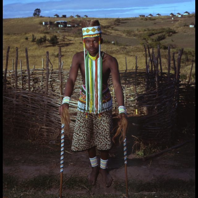 Series: <i>Twasas & Sangomas: Initiates & Healers</i>, 2013-14<br>
Chromogenic print on Fujiflex Crystal Archive paper<br>
30” x 30”; Edition: 5 + 2 AP<br>
50” x 50”; Edition: 3 + 1 AP