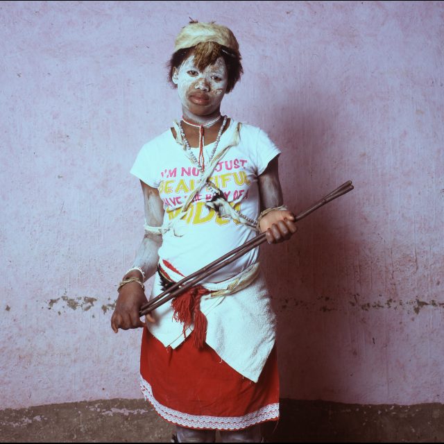 Series: <i>Twasas & Sangomas: Initiates & Healers</i>, 2013-14<br>
Chromogenic print on Fujiflex Crystal Archive paper<br>
30” x 30”; Edition: 5 + 2 AP<br>
50” x 50”; Edition: 3 + 1 AP