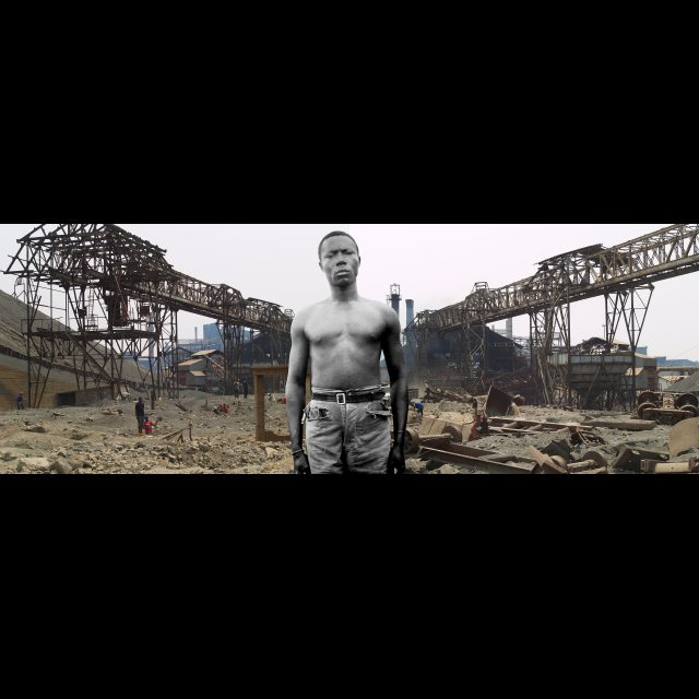 Sammy Baloji <br>Untitled 17, 2006<br> Series: Mémoire <br>
archival digital photograph on satin matte paper<br>
24” x 65 ¾" / 60 x 167 cm<br>
Edition: 10 + 1 AP