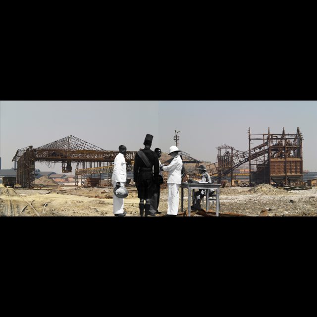 Sammy Baloji <br>Untitled 21, 2006<br> Series: Mémoire <br>
archival digital photograph on satin matte paper<br>
24” x 64 ½" / 60 x 164 cm<br>
Edition: 10 + 1 AP