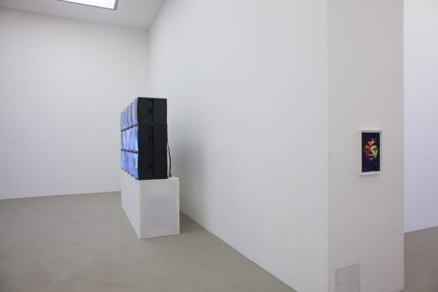 15 monitor sound and video installation<br>
27:00<br>
Aspect Ratio: 3:4<br>
15 (3 x 4) monitors (each monitor minimum 22" and upwards). Site specific.<br>
Edition: 5 + 2 AP<br>
Installation: DAAD, Berlin