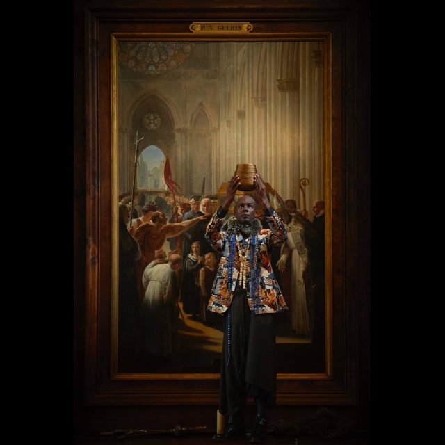<i>Louis le Gros au lit de mort bénit son fils Louis VII, en 1137; huile sur toile par Alexandre Menjaud<i/><br
Moi, Melchior 1er series, 2017-2021