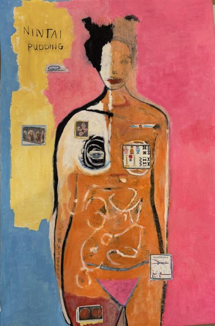 mixed media on Felix Shoeller True Fibre 200gsm paper<br>
130cm x 90cm / 51/ ¼" x 35 ½"<br>