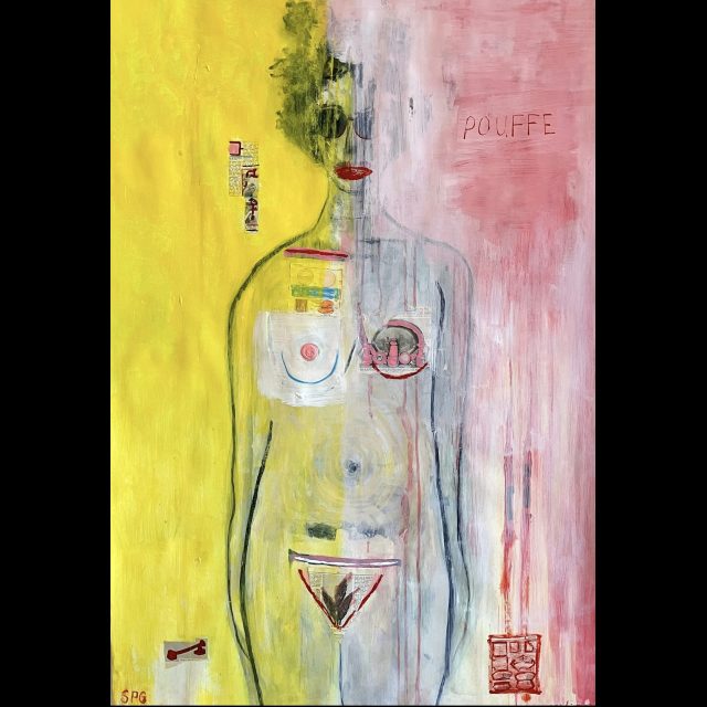 mixed media on Felix Shoeller True Fibre 200gsm paper<br>
130cm x 90cm / 51/ ¼" x 35 ½"<br>